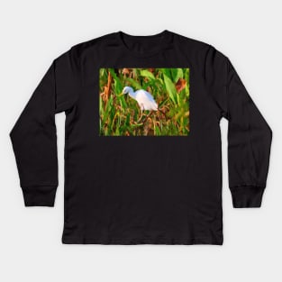 Birdwatching Kids Long Sleeve T-Shirt